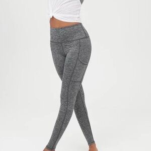 Aerie OFFLINE Full Length Heathered Gray Leggings
